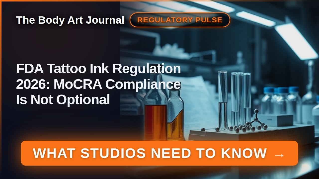 FDA Tattoo Ink Regulation 2026: MoCRA Compliance Is Not Optional