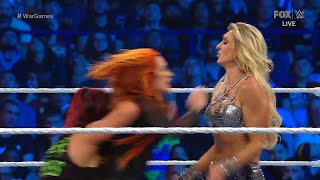 Charlotte Flair \& Becky Lynch vs. Asuka \& Bayley - WWE SmackDown 11\/24\/2023