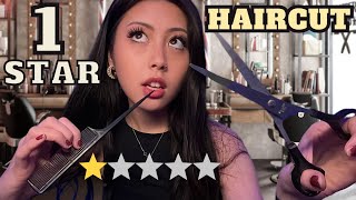 Extreme Tingle Alert 1-Star Rated Haircut Asmr Lots Of Personal Attention 