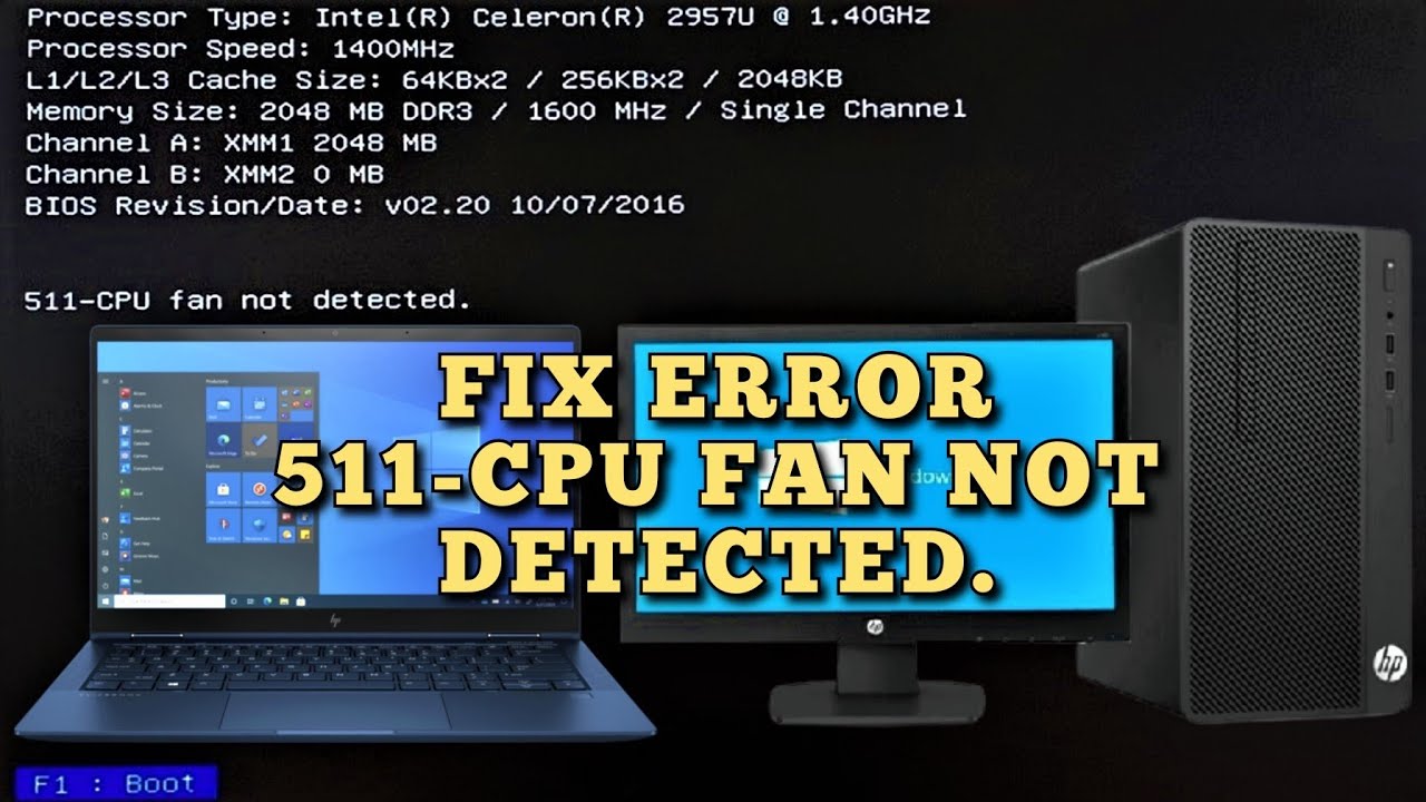 Fan not detected