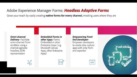 Create Native Forms with AEM Forms: Headless Adaptive Forms