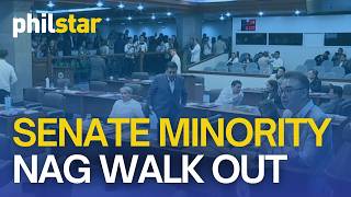 Senate Minority nag walkout dahil sa panukalang virtual attendance at voting sa Session