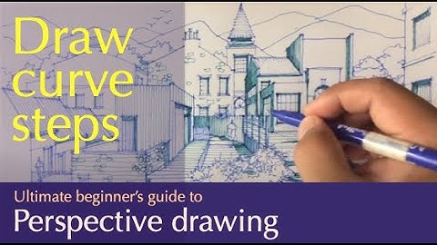 Perspective Drawing : Draw A garden 20: curve steps in multi point perspective.. monochrome. #shorts