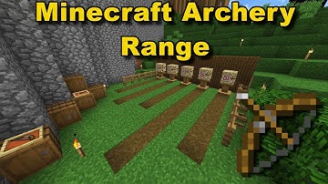 How To Make An Archery Range In Minecraft! (Very Detailed)