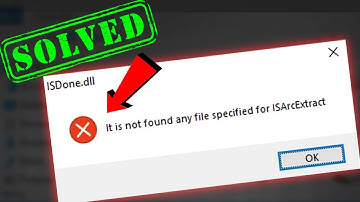 ERROR SOLVED: It Is Not Found Any File Specified for Isarcextract Windows 11/10/8/7 (2025)