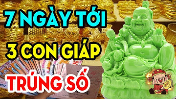3 Con Giáp TRÚNG SỐ GIÀU TO - TIỀN VÀNG CHẬT KÉT Trong 7 Ngày Tới