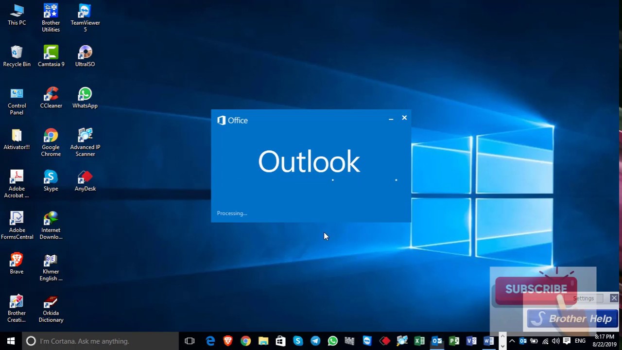 How to Create Signature in Outlook. របៀបបង្កើត signature នៅក្នុង