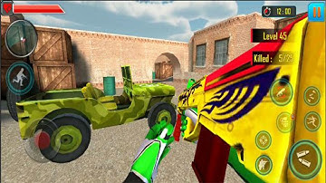 Fps Robot Shooting Games – Counter Terrorist Game - Android GamePlay -  FPS Games Android#18