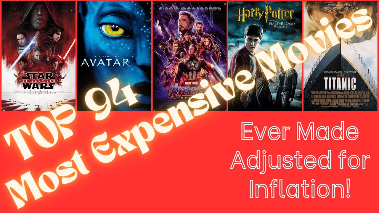 Top 94 Most Expensive Movies Ever Made (Adjusted for Inflation) - YouTube