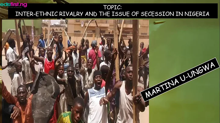 Inter-ethnic rivalry and issue of secession | Government | SS3 |