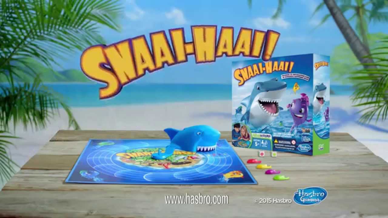 levenslang klif Kraan 2015 Hasbro Spellen Snaai Haai - YouTube