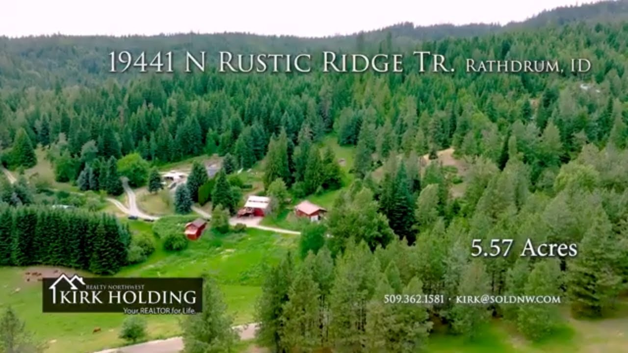 Updated Farm House on 5.57 Acres. Large Shop, Barn 19441 North Rustic Trail Rathdrum, Idaho
