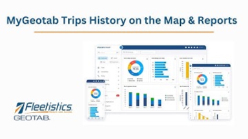 07 Geotab Trip History on the Map and Reports