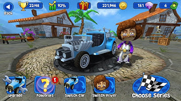 Disco Jimmy + Grim Rod | Dino Jungle Race | Daily Challenge | Beach Buggy Racing