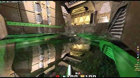 FTE Quake e1m1 slimestyles particles demo 2015