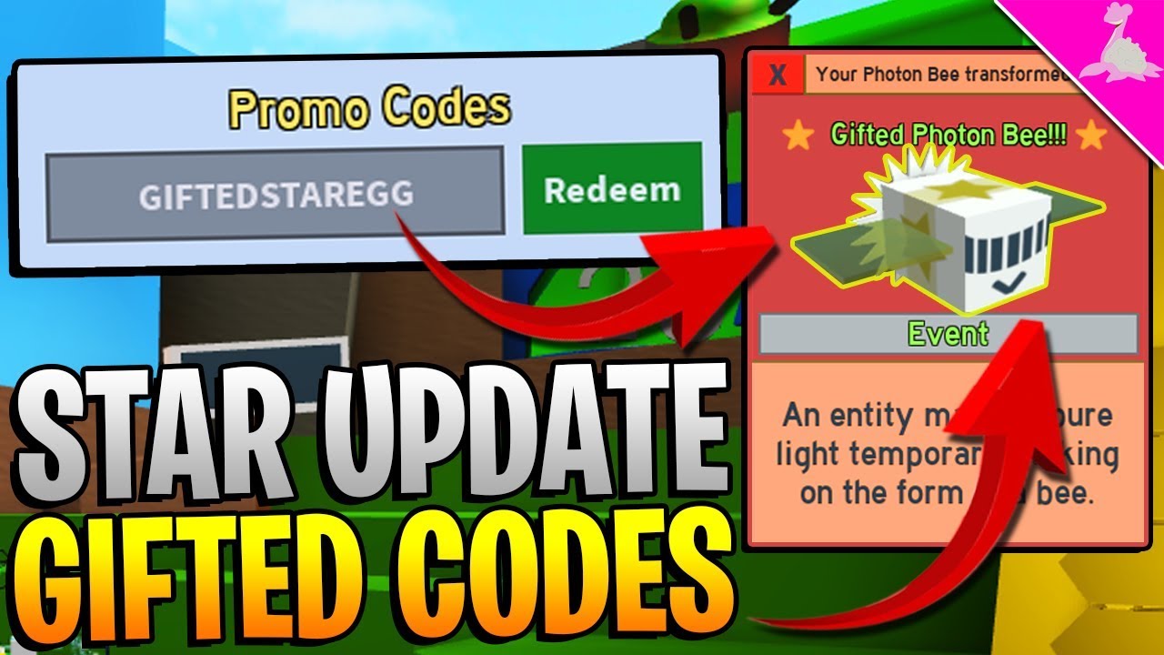 GIFTED BEE UPDATE CODES IN ROBLOX BEE SWARM SIMULATOR YouTube