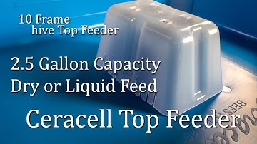How To Feed Honey Bees, Ceracell Hive Top Feeder & BeeSmart Design Hive Feeder Update. Summer/Winter