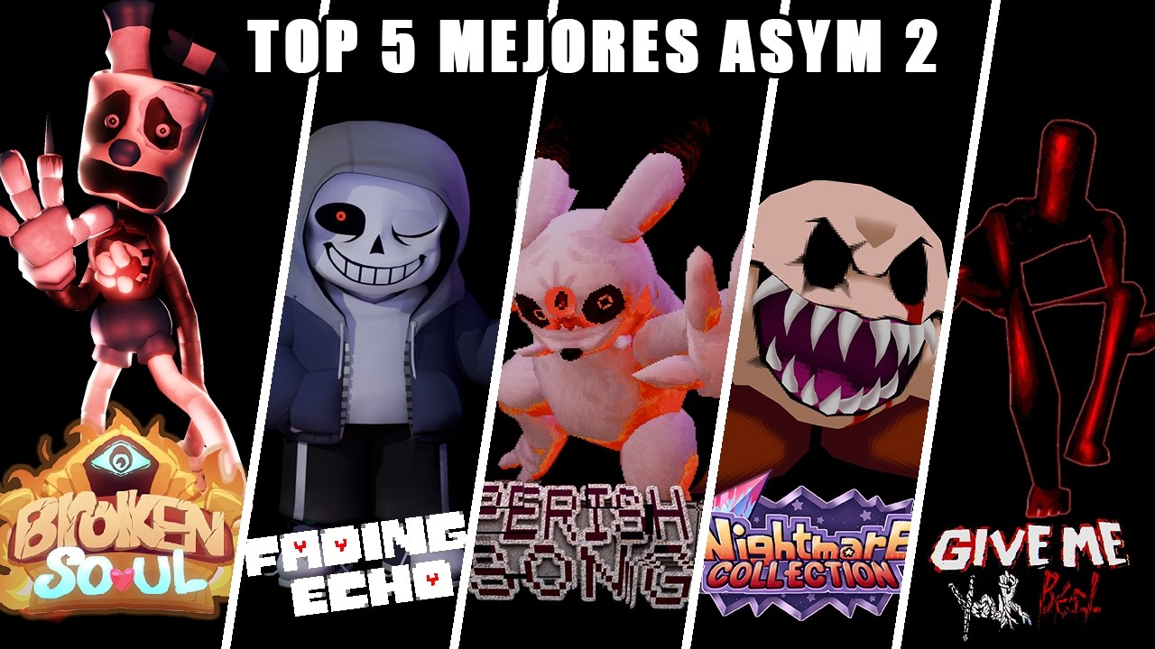 TOP 5 ASYM DE ROBLOX QUE VAN A LLEGAR PARTE 2 | Cuphead, Undertale y MÁS