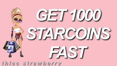 HOW TO GET 1000 STARCOINS ON MSP IN UNDER 5 MINUTES! | Thicc Strawberry