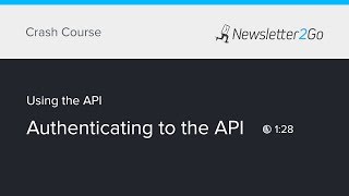 Authenticating to the API – API Video 2
