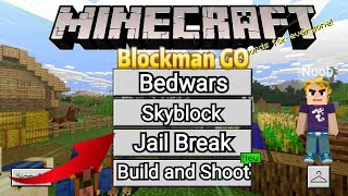 BLOCKMAN GO BUT IT&#39;S MINECRAFT! Bedwars in Minecraft with BG! New Texture Pack! How to Hack Blockman