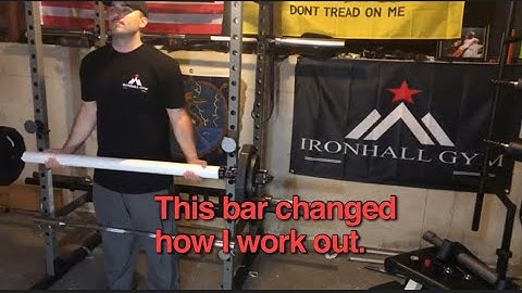 Rackable curl bar. An easy build.