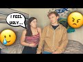 BEING INSECURE TO SEE HOW MY BOYFRIEND REACTS!! *SUPER CUTE*