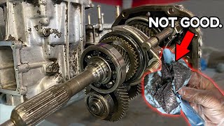 METAL CHUNKS in My 4Runner Transmission!! What Caused It? Toyota W56