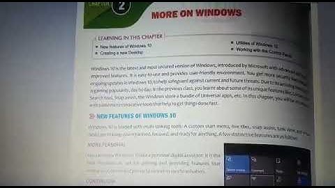 Ch-2-More On Windows-Part-1-Class-6-Computer, by Anand Vijay