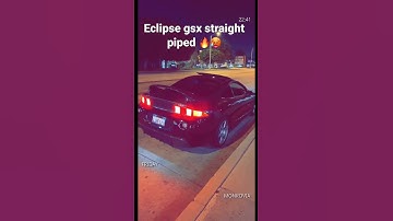 Eclipse gsx straight piped sounds🔥
