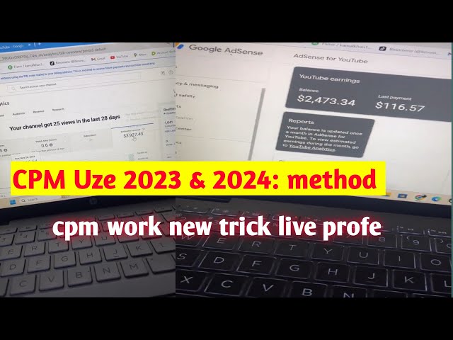 Cpm work 2023 Live Proof - Adsense Proof 800$ in just 2 day -  financial Tech 