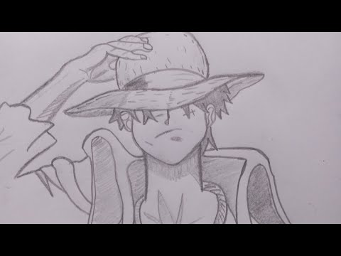 How to Draw a Monkey D Luffy - Luffy Drawing Sketch | Step by step: