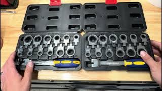 HAISSTRONICA Ratcheting Wrench Set With Interchangeable Heads Full Demo