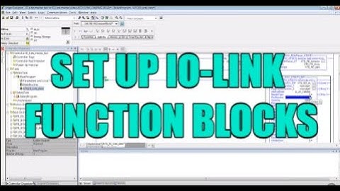 SICK IO-Link Master Integration, part 4 of 4: How to setup Add on Instructions for IO-Link sensors