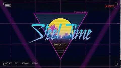 Steel Time Retro 80s Logo | After Effects template