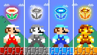 Can Mario Used All Power FIRE, ICE and ROCK and GOLD in Super Mario Bros.? | 2TB STORY GAME