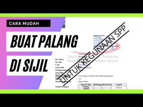 Cara MUDAH buat palang pada spp DOKUMENT | buat palang pada ic | WAY TO MAKE STROKE AT DOCUMENT