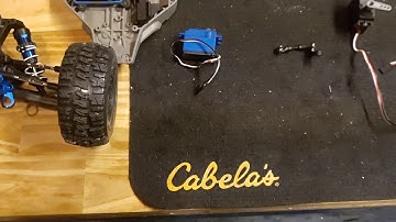 Cooch5RC Traxxas Rustler servo upgrade part 1.