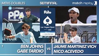 Ben Johns & Gabe Tardio vs Jaume Martinez Vich & Nico Acevedo at the PPA Rate Las Vegas Open