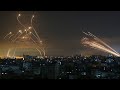 Israel’s iron dome system in action against thousands of rockets from Gaza