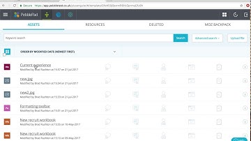 Making a template page visible to the PebblePad store