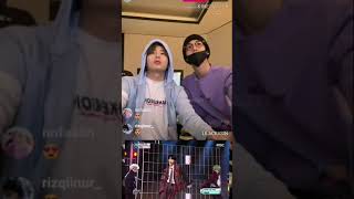 Ha Sungwoon reaction to cix numb ( ft.bae jinyoung) | ig live 051219