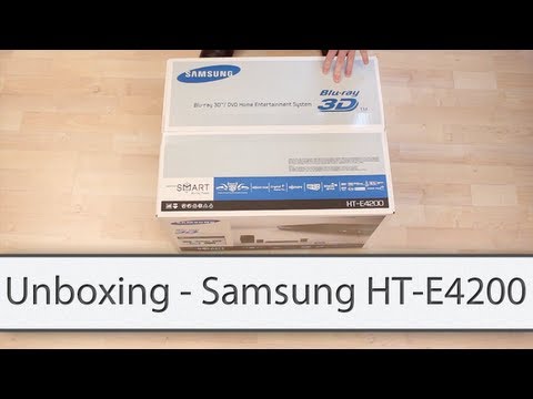 Unboxing - Samsung HT-E4200 2.1 BluRay SoundSystem