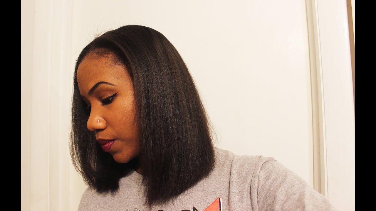 My First Natural Hair Flat Iron Salon Experience Days 1 To 5