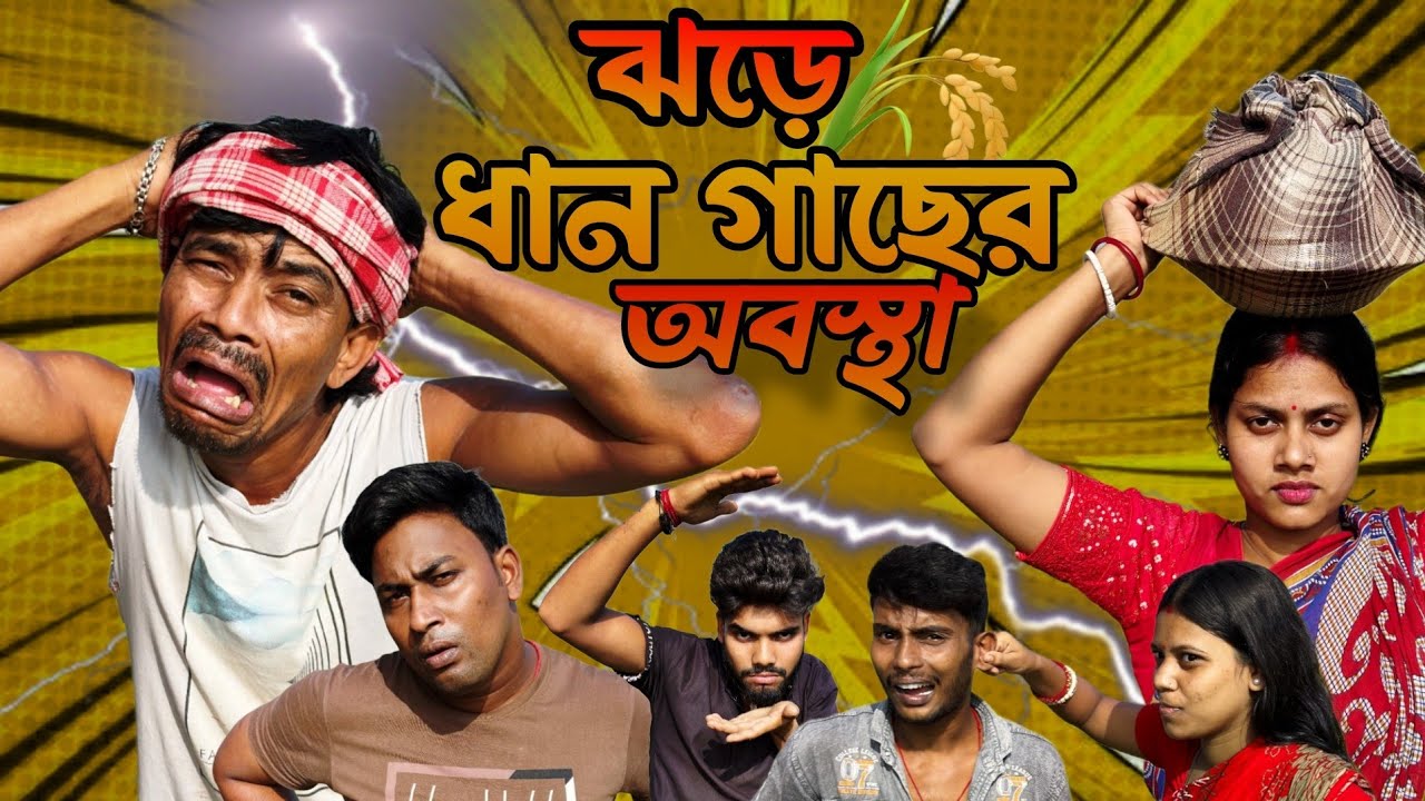 ঝড়ে ধান গাছের অবস্থা | ধনুকার বাংলা হাসির ভিডিও | ধনুকা ধামাকা | Dhonuka Dhamaka