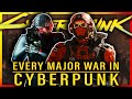 Every Major War In Cyberpunk S Timeline So Far Cyberpunk Lore Compilation Every Major War In Cyberpunk S Timeline So Far Cyberpunk Lore Compilation