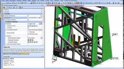 Femap and NX Nastran Free Body Diagram FBD Five Minute Tutorial