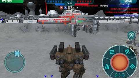 War Robots new moon map for first time