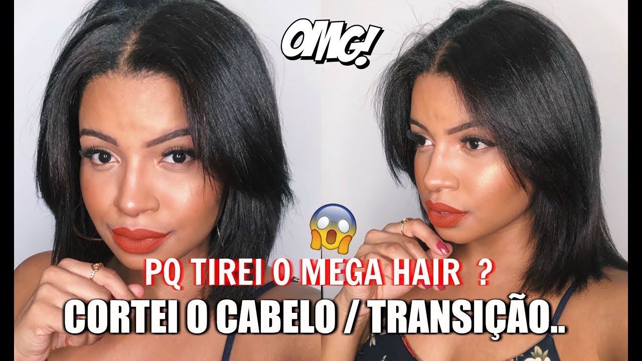 PQ TIREI O MEGA HAIR CORTEI O CABELO ?! - PROGRESSIVA OU TRANSIÇÃO ? PRETENDO ASSUMIR O CRESPO?