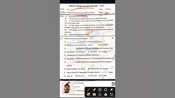 First Term Exam 2025 Class 9th Science Question Paper🔥Full✅#9th #science2 #exam #paper #2025 #shorts